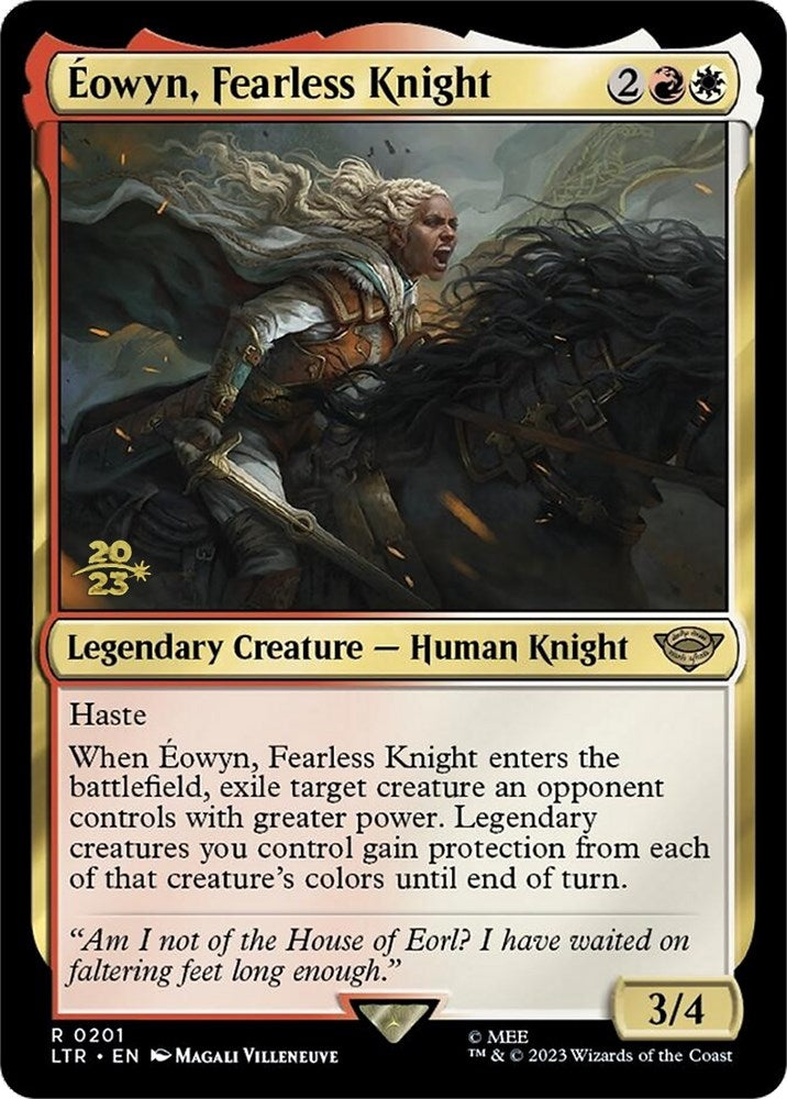 Image for Eowyn, Fearless Knight (201) [Prerelease Cards] - Magic: The Gathering
