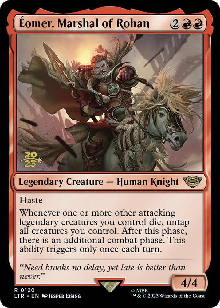 Image for Eomer, Marshal of Rohan (120) [Prerelease Cards] - Magic: The Gathering