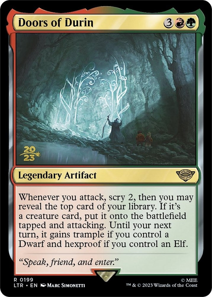 Image for Doors of Durin (199) [Prerelease Cards] - Magic: The Gathering