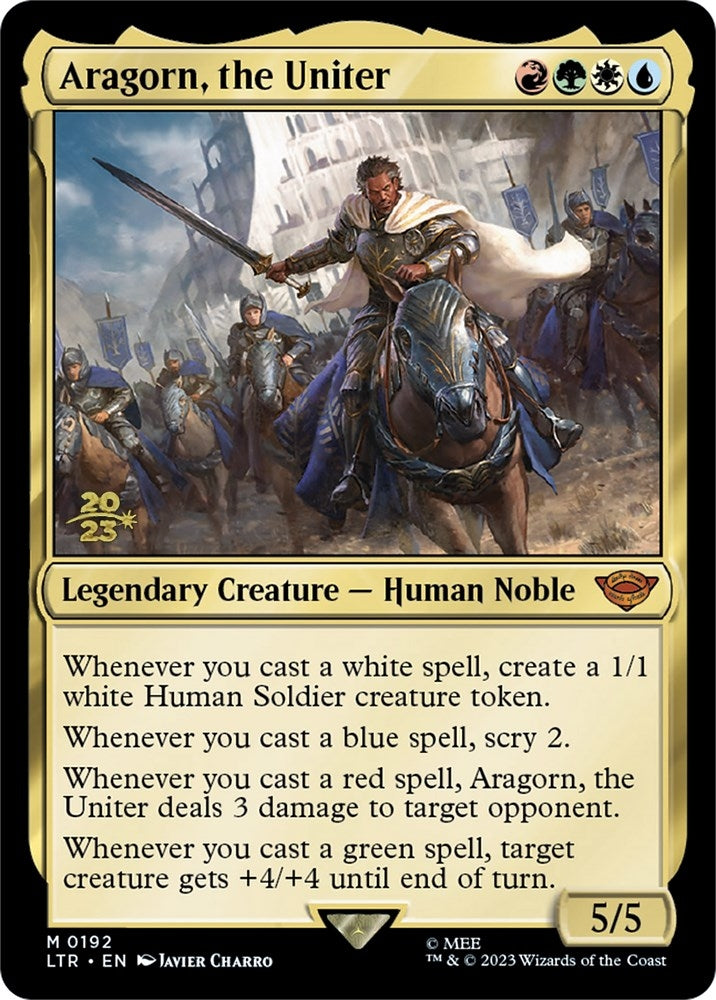 Image for Aragorn, the Uniter (192) [Prerelease Cards] - Magic: The Gathering