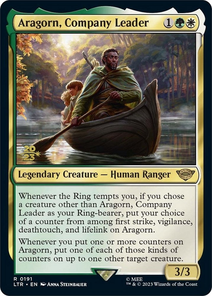 Image for Aragorn, Company Leader (191) [Prerelease Cards] - Magic: The Gathering