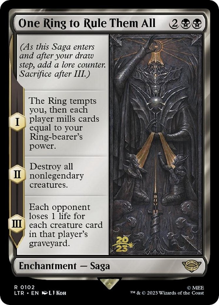 Image for One Ring to Rule Them All (102) [Prerelease Cards] - Magic: The Gathering