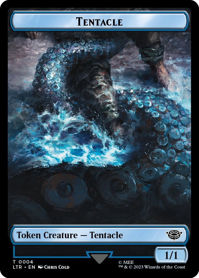 Image for Tentacle // Food (0010) Double-Sided Token (4 // 10) [Universes Beyond: The Lord of the Rings: Tales of Middle-earth] - Magic: The Gathering