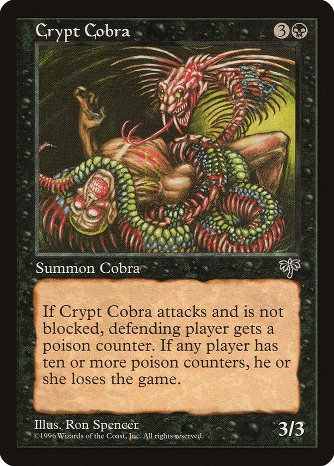 Image for Crypt Cobra [Mirage] - Magic: The Gathering