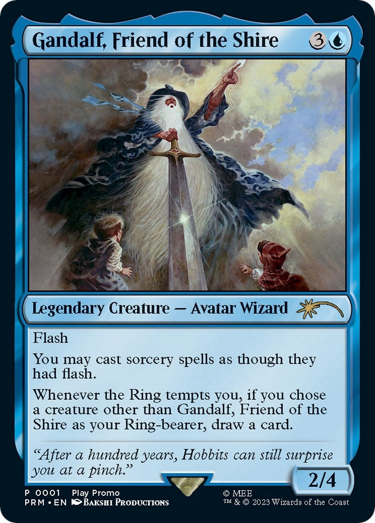 Image for Gandalf, Friend of the Shire (1) [Play Promos] - Magic: The Gathering