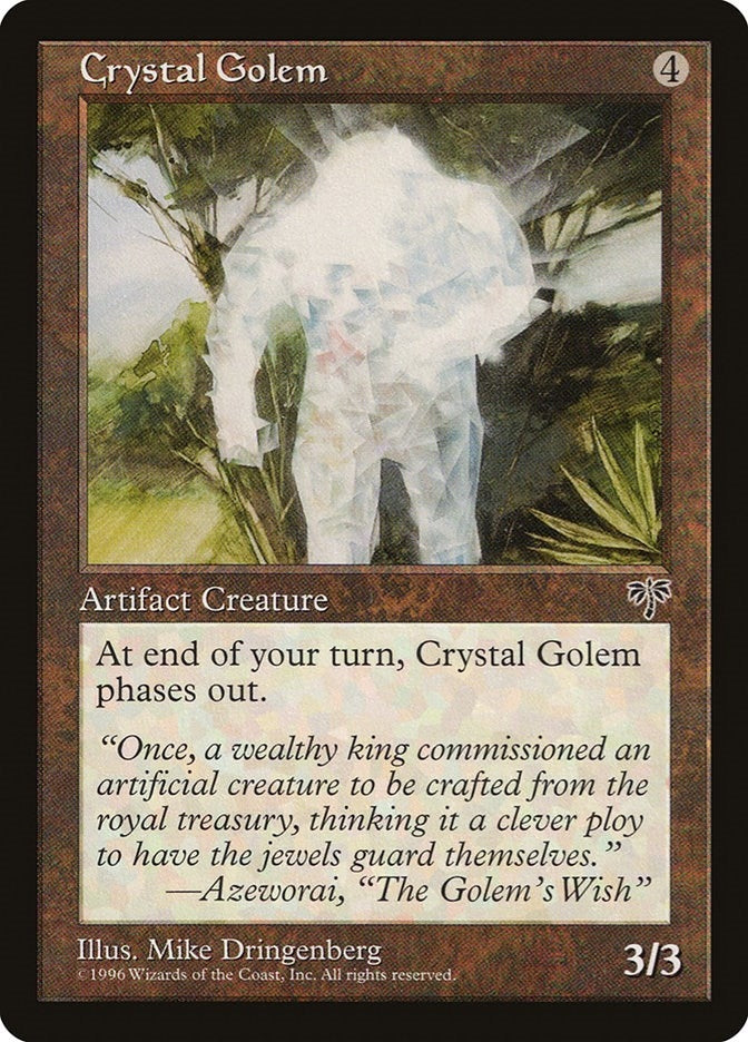 Image for Crystal Golem [Mirage] - Magic: The Gathering