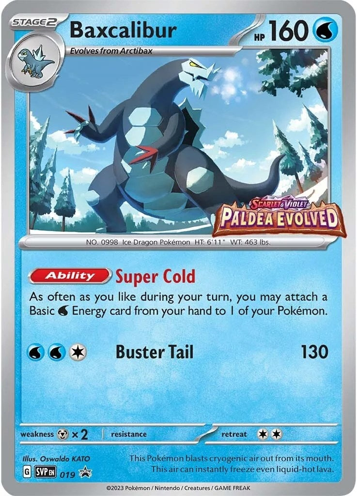 Image for Baxcalibur - 019 (Prerelease) (019) [SV: Scarlet & Violet Promo Cards] - Pokemon