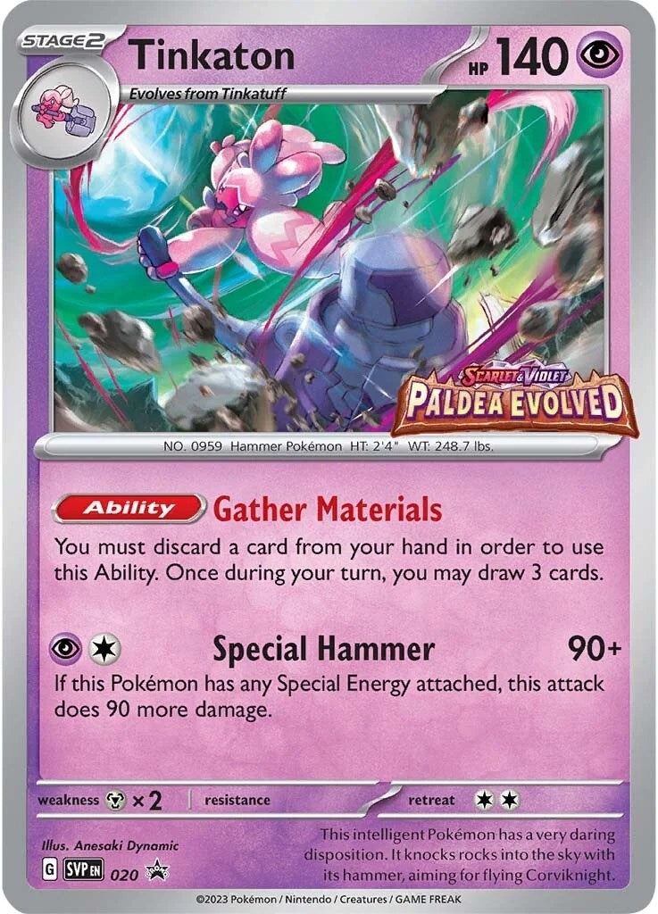Image for Tinkaton - 020 (Prerelease) (020) [SV: Scarlet & Violet Promo Cards] - Pokemon