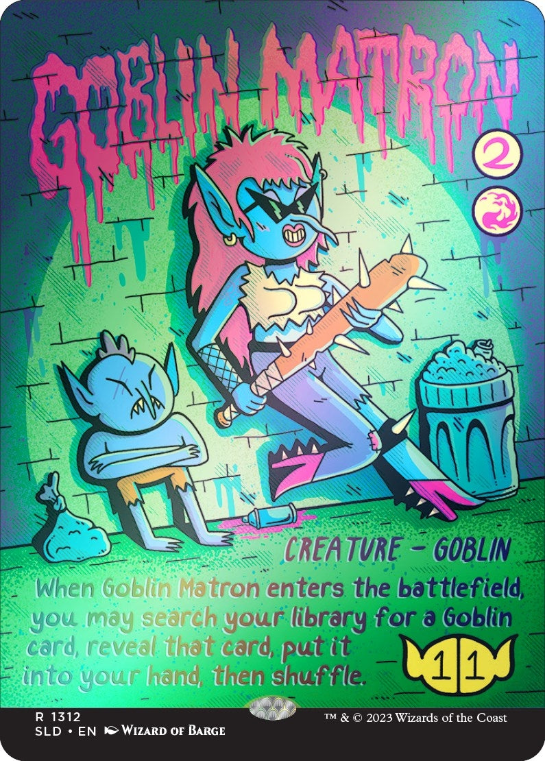 Image for Goblin Matron (Rainbow Foil) (1312) [Secret Lair Drop Series] - Magic: The Gathering