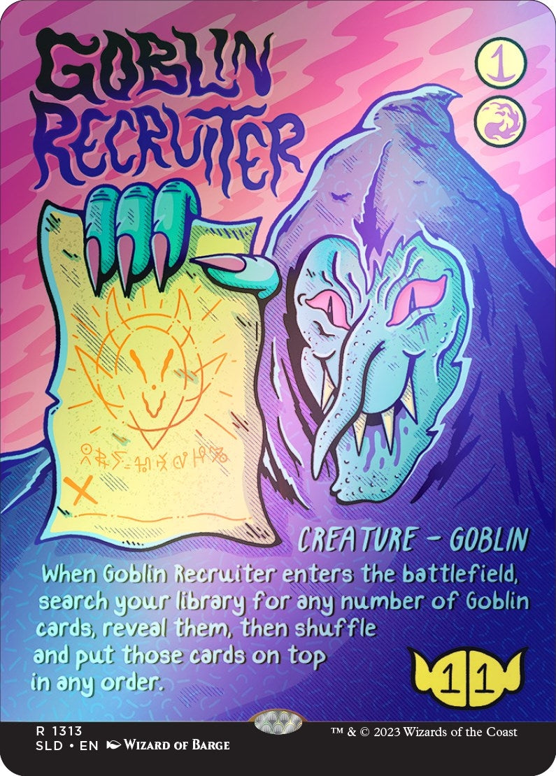 Image for Goblin Recruiter (Rainbow Foil) (1313) [Secret Lair Drop Series] - Magic: The Gathering