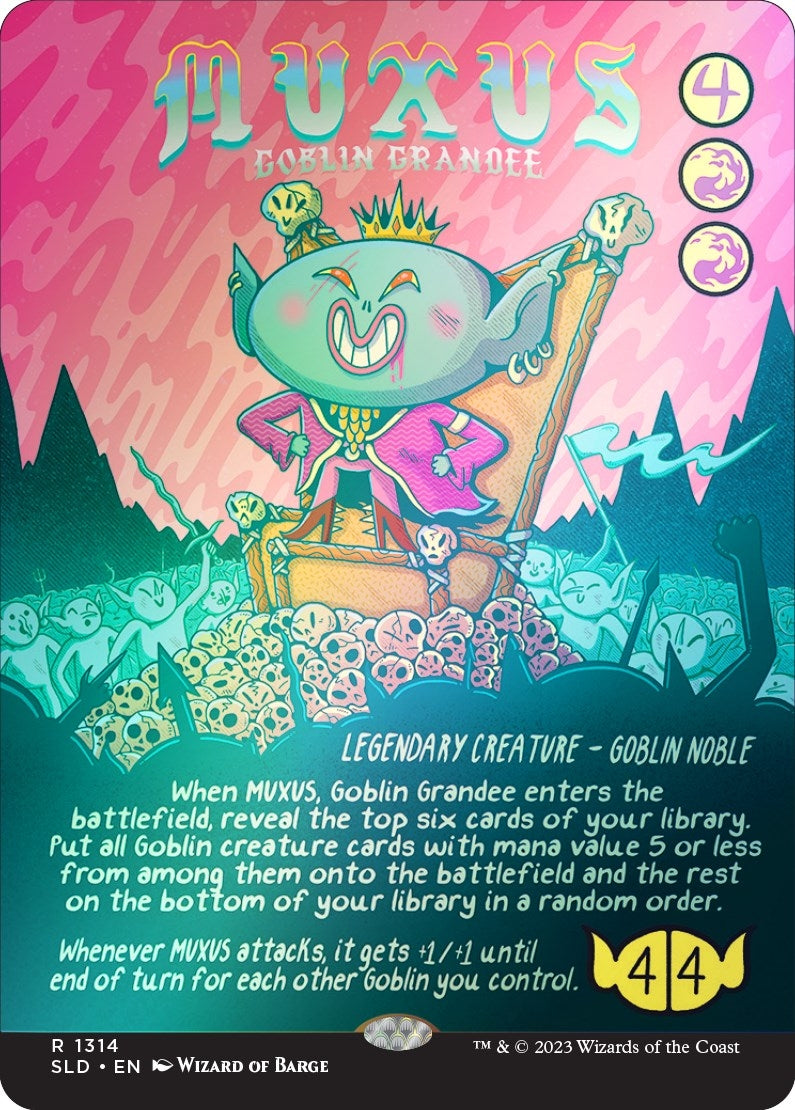 Image for Muxus, Goblin Grandee (Rainbow Foil) (1314) [Secret Lair Drop Series] - Magic: The Gathering
