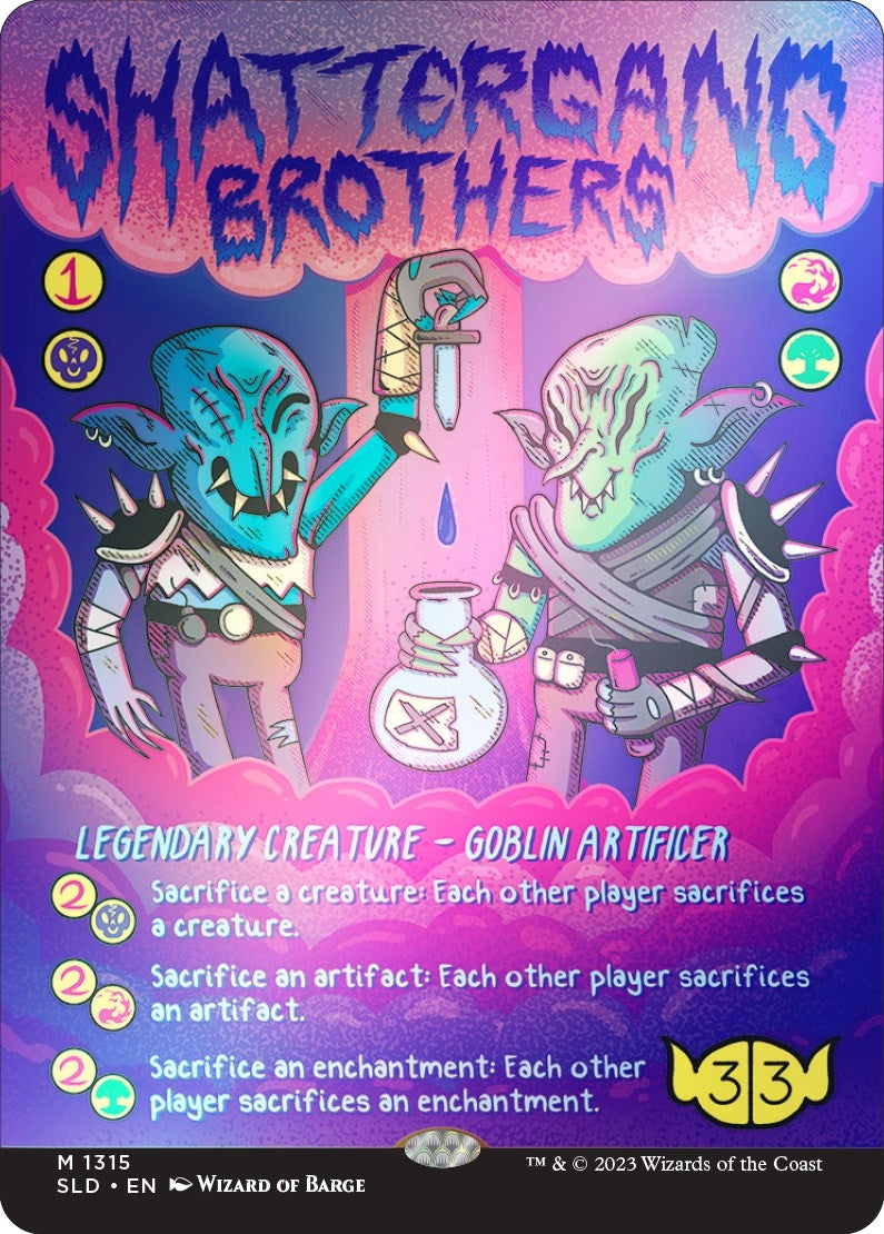 Image for Shattergang Brothers (Rainbow Foil) (1315) [Secret Lair Drop Series] - Magic: The Gathering
