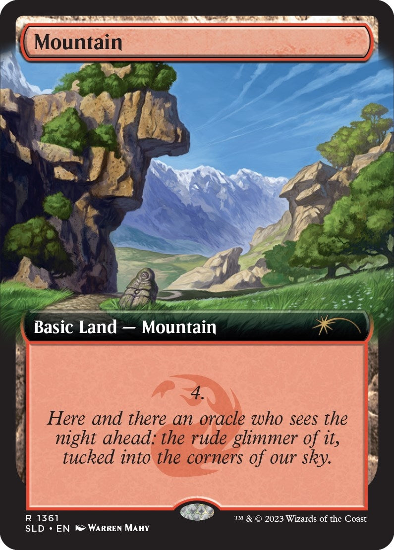 Image for Mountain (1361) (1361) [Secret Lair Drop Series] - Magic: The Gathering
