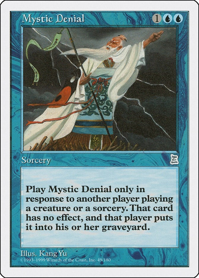 Image for Mystic Denial (49) [Portal Three Kingdoms] - Magic: The Gathering
