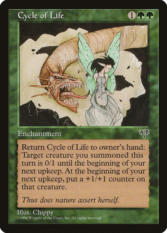 Image for Cycle of Life [Mirage] - Magic: The Gathering