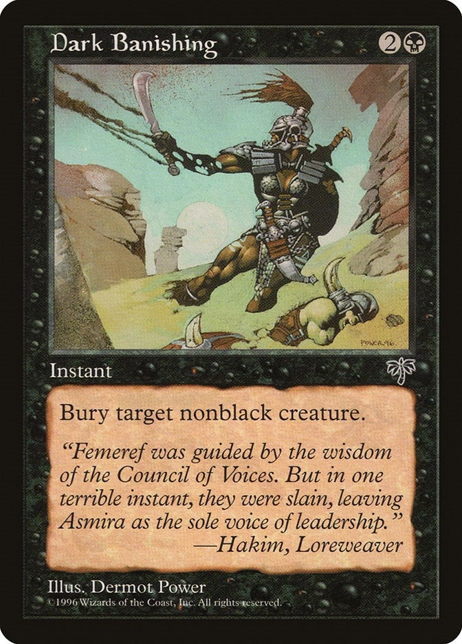 Image for Dark Banishing [Mirage] - Magic: The Gathering