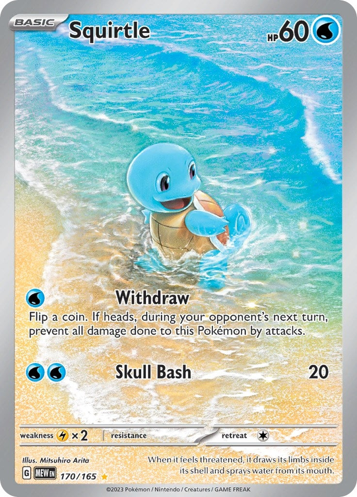 Image for Squirtle (170/165) [SV: Scarlet & Violet 151] - Pokemon