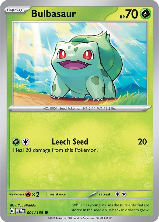 Image for Bulbasaur (001/165) [SV: Scarlet & Violet 151] - Pokemon