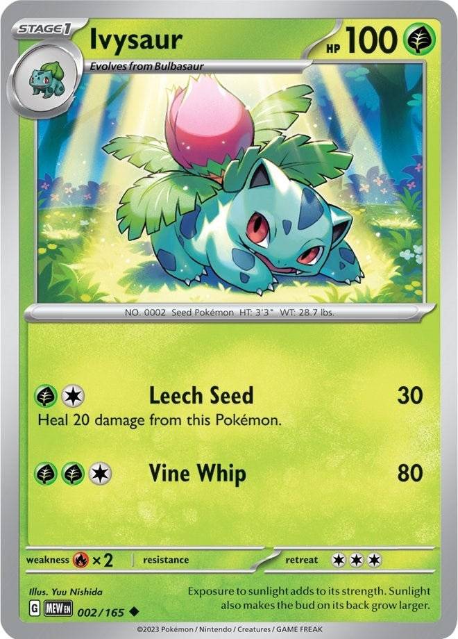 Image for Ivysaur (002/165) [SV: Scarlet & Violet 151] - Pokemon