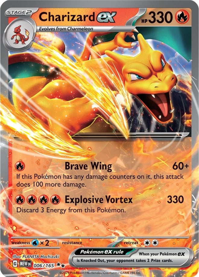Image for Charizard ex (006/165) [SV: Scarlet & Violet 151] - Pokemon