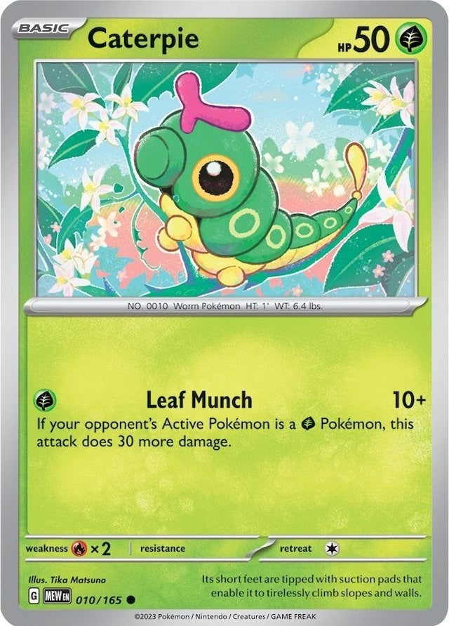 Image for Caterpie (010/165) [SV: Scarlet & Violet 151] - Pokemon