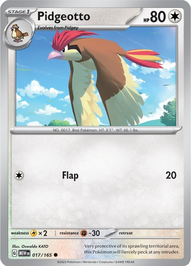 Image for Pidgeotto (017/165) [SV: Scarlet & Violet 151] - Pokemon