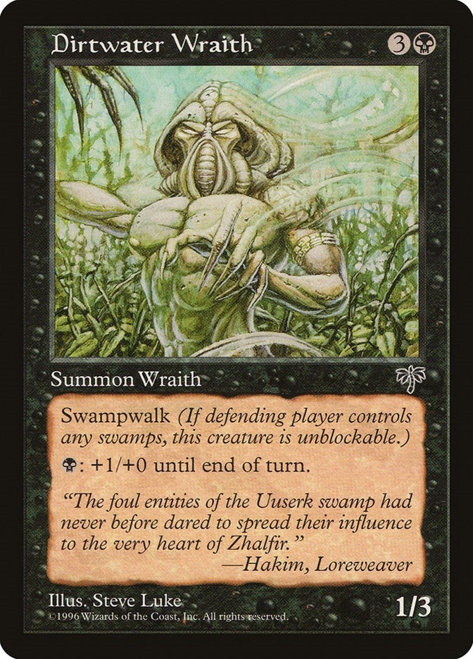 Image for Dirtwater Wraith [Mirage] - Magic: The Gathering