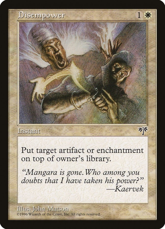 Image for Disempower [Mirage] - Magic: The Gathering