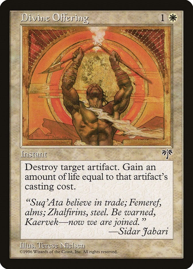 Image for Divine Offering [Mirage] - Magic: The Gathering
