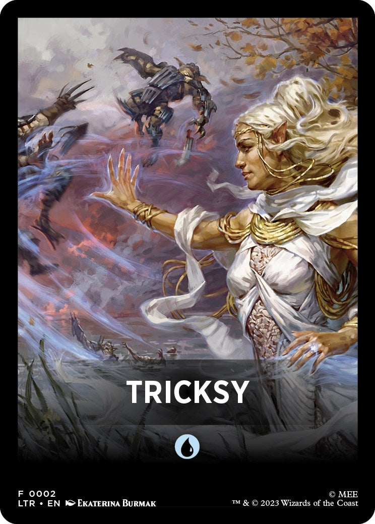 Image for Tricksy Theme Card (2) [Universes Beyond: The Lord of the Rings: Tales of Middle-earth] - Magic: The Gathering