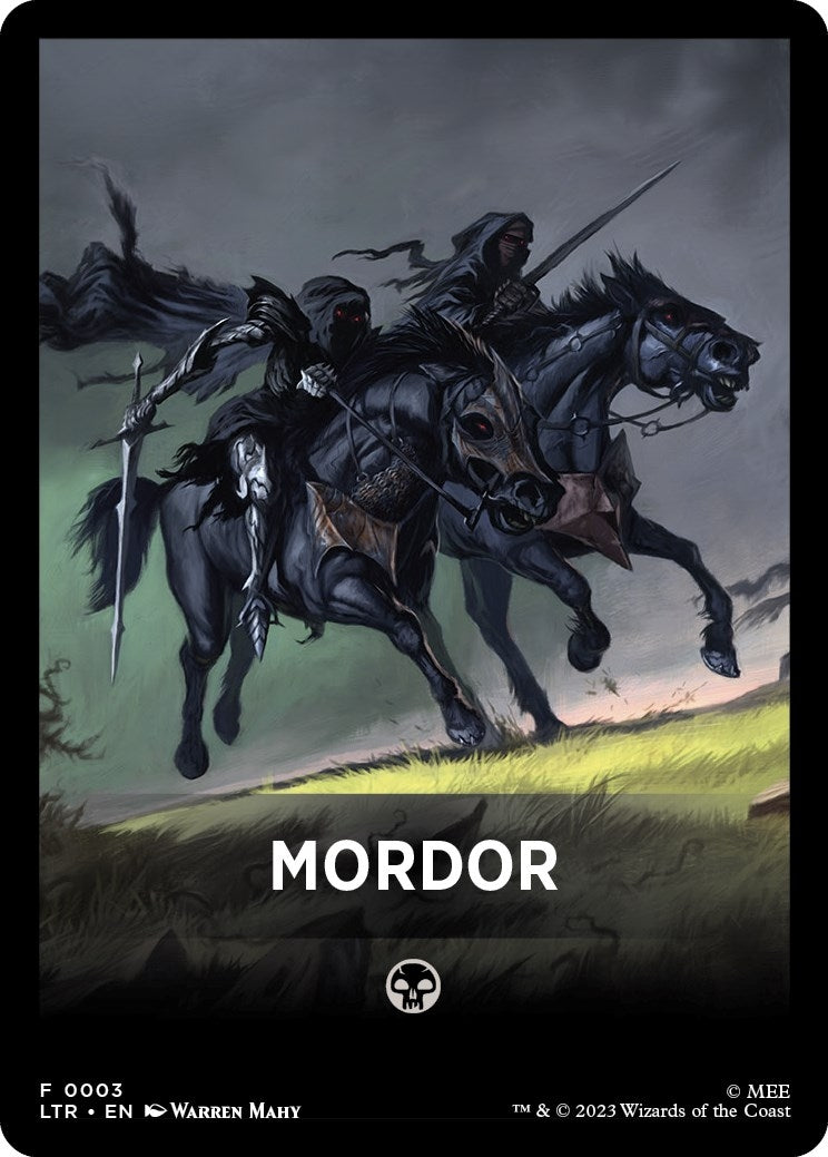 Image for Mordor Theme Card (3) [Universes Beyond: The Lord of the Rings: Tales of Middle-earth] - Magic: The Gathering