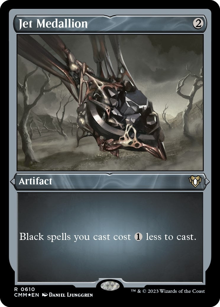 Image for Jet Medallion (Foil Etched) (610) [Commander Masters] - Magic: The Gathering