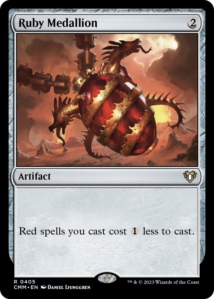 Image for Ruby Medallion (405) [Commander Masters] - Magic: The Gathering