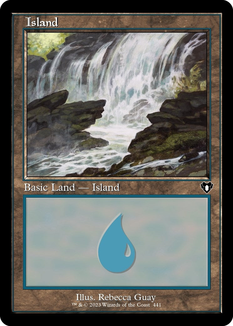 Image for Island (441) (Retro Frame) (441) [Commander Masters] - Magic: The Gathering