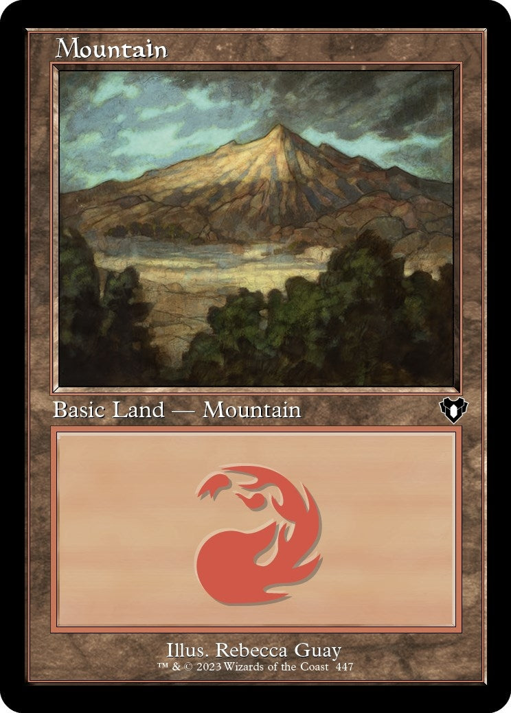 Image for Mountain (447) (Retro Frame) (447) [Commander Masters] - Magic: The Gathering