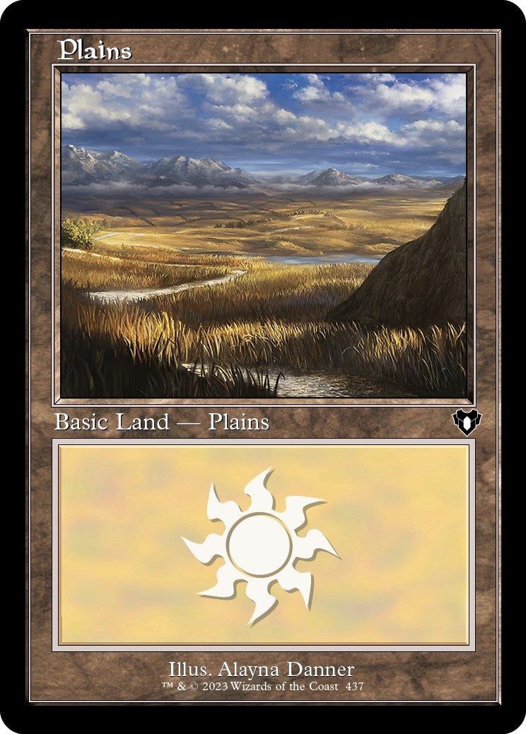 Image for Plains (437) (Retro Frame) (437) [Commander Masters] - Magic: The Gathering
