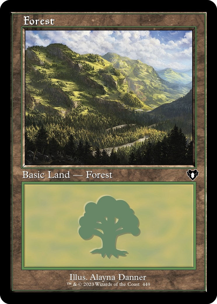 Image for Forest (449) (Retro Frame) (449) [Commander Masters] - Magic: The Gathering