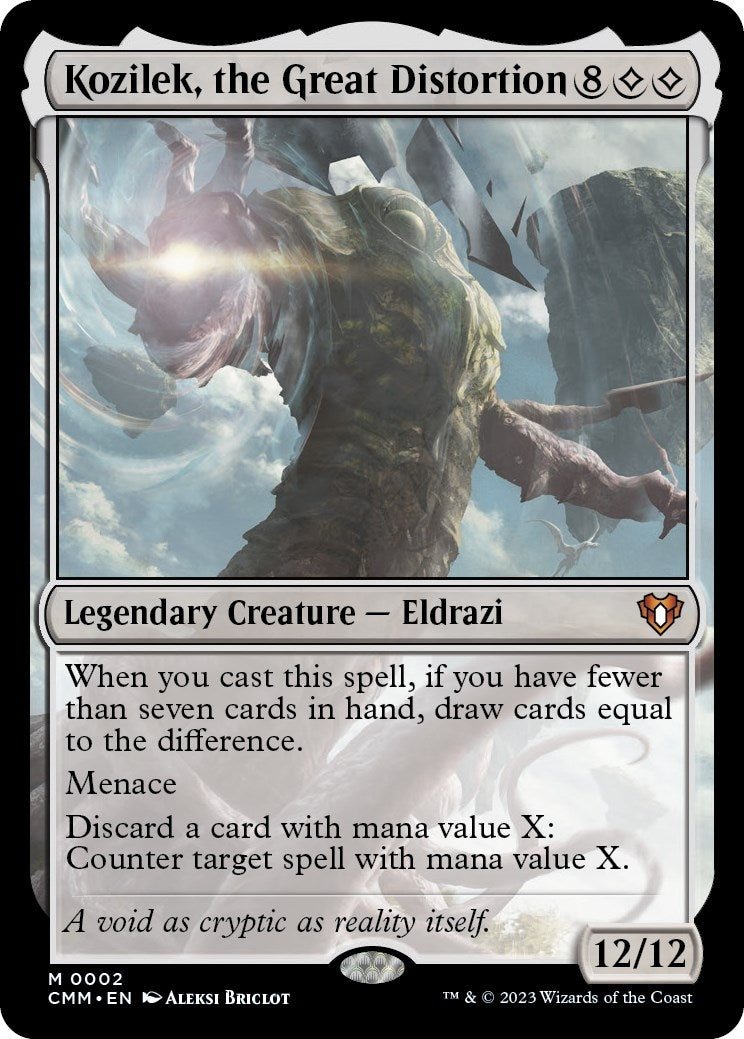 Image for Kozilek, the Great Distortion (2) [Commander Masters] - Magic: The Gathering
