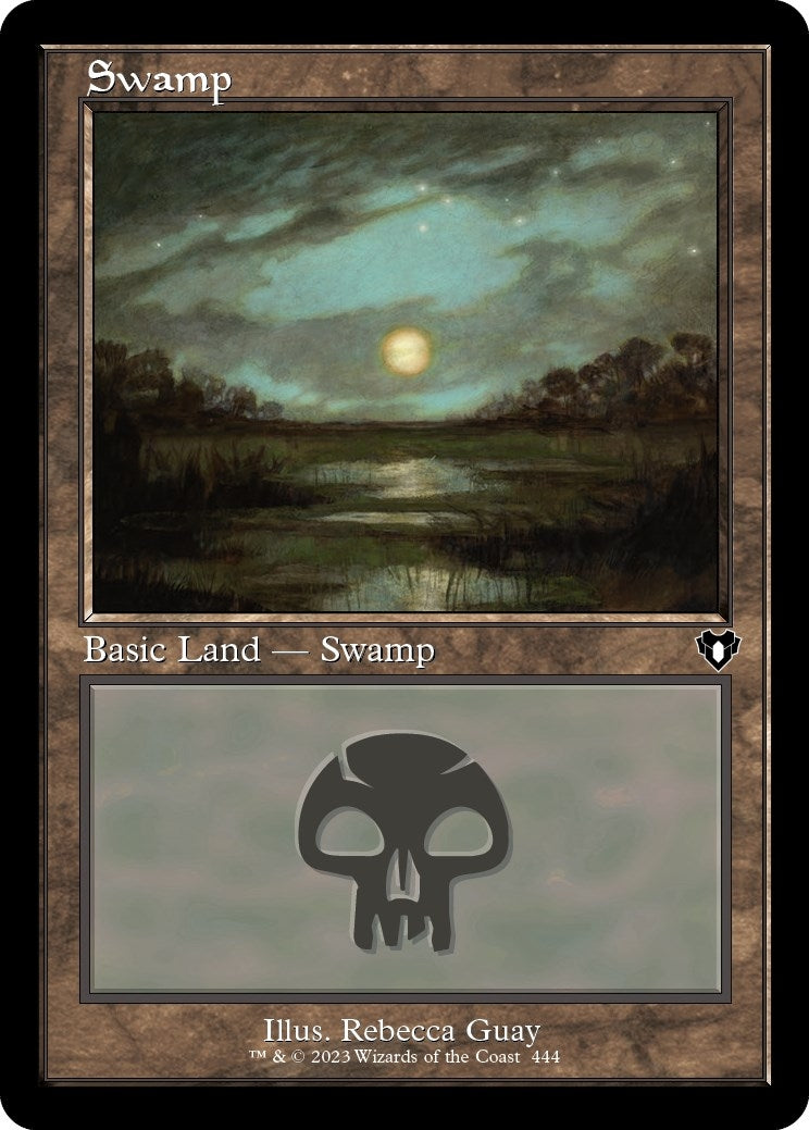 Image for Swamp (444) (Retro Frame) (444) [Commander Masters] - Magic: The Gathering
