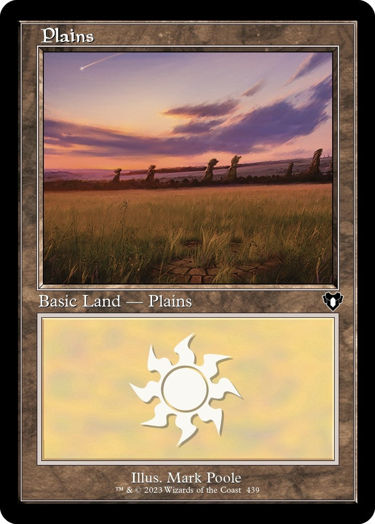 Image for Plains (439) (Retro Frame) (439) [Commander Masters] - Magic: The Gathering