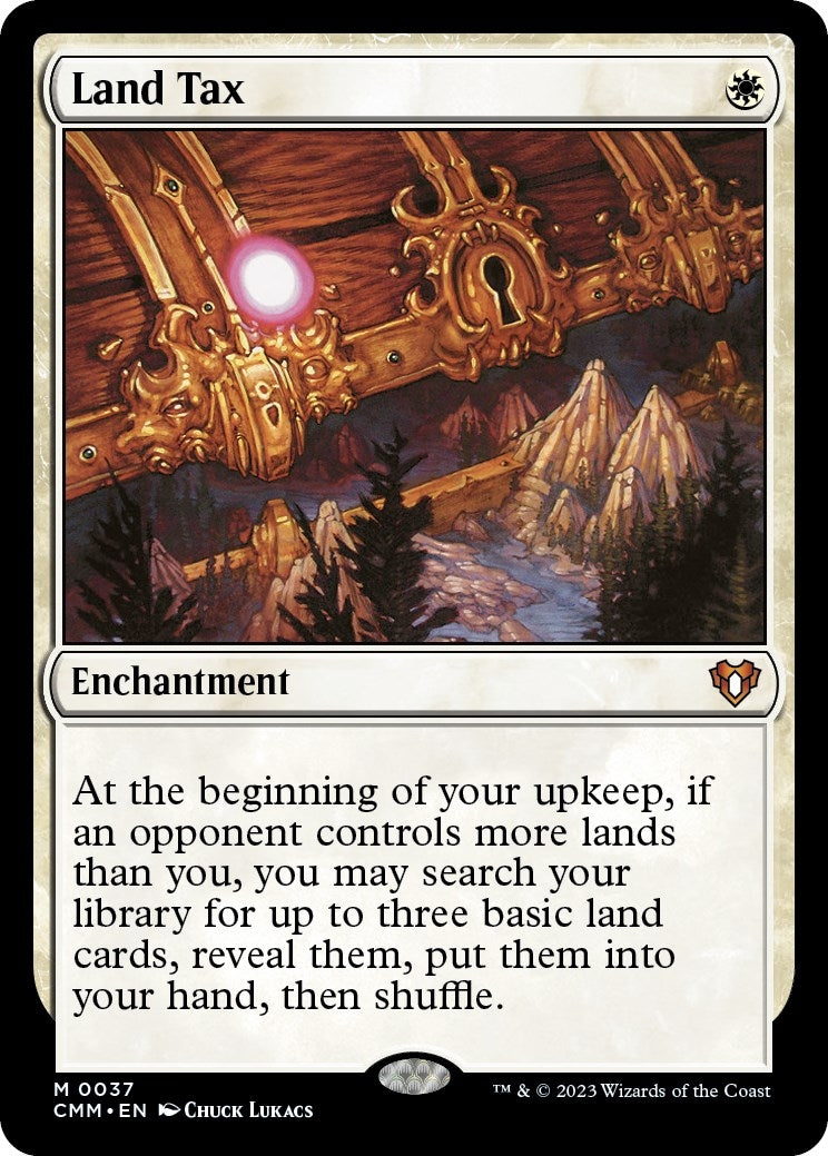 Image for Land Tax (37) [Commander Masters] - Magic: The Gathering