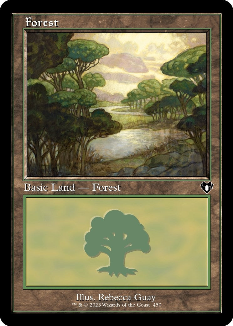 Image for Forest (450) (Retro Frame) (450) [Commander Masters] - Magic: The Gathering