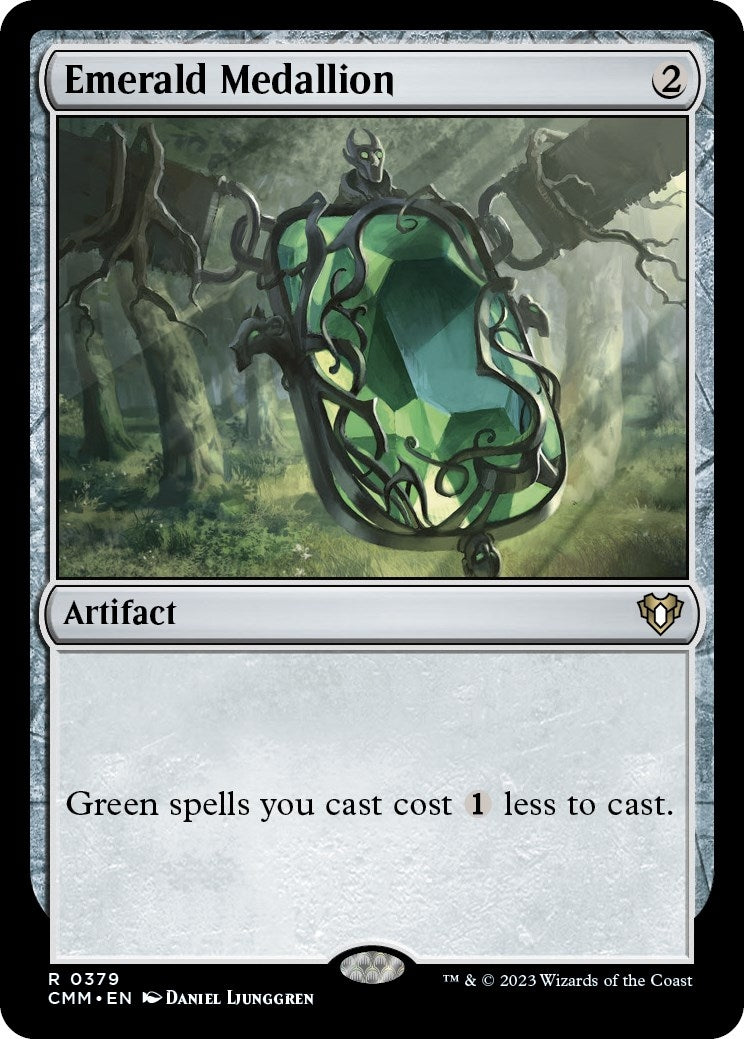 Image for Emerald Medallion (379) [Commander Masters] - Magic: The Gathering