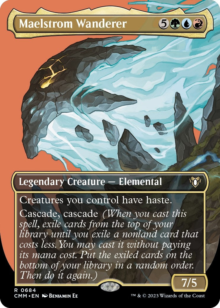 Image for Maelstrom Wanderer (Borderless) (684) [Commander Masters] - Magic: The Gathering