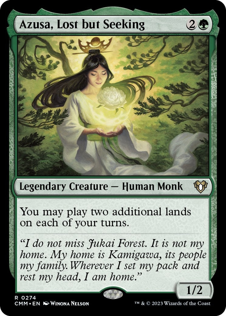 Image for Azusa, Lost but Seeking (274) [Commander Masters] - Magic: The Gathering