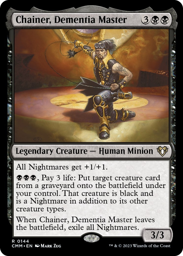 Image for Chainer, Dementia Master (144) [Commander Masters] - Magic: The Gathering