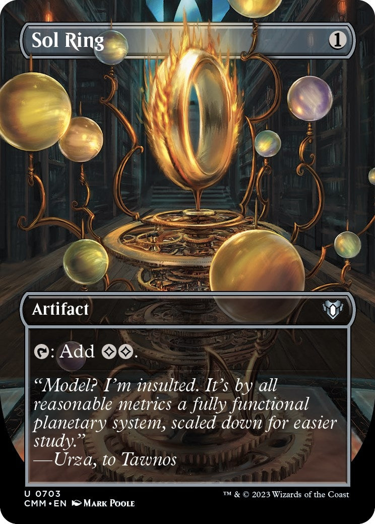 Image for Sol Ring (Borderless) (703) [Commander Masters] - Magic: The Gathering