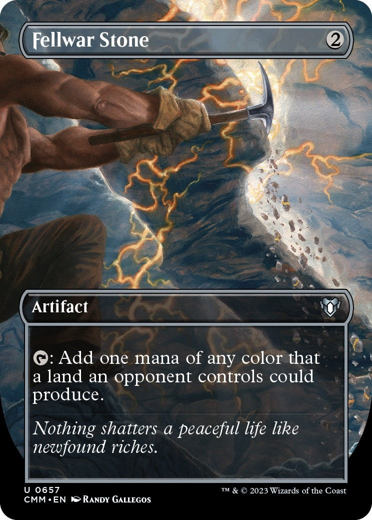 Image for Fellwar Stone (Borderless) (657) [Commander Masters] - Magic: The Gathering