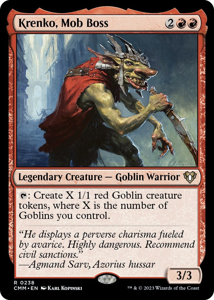 Image for Krenko, Mob Boss (238) [Commander Masters] - Magic: The Gathering