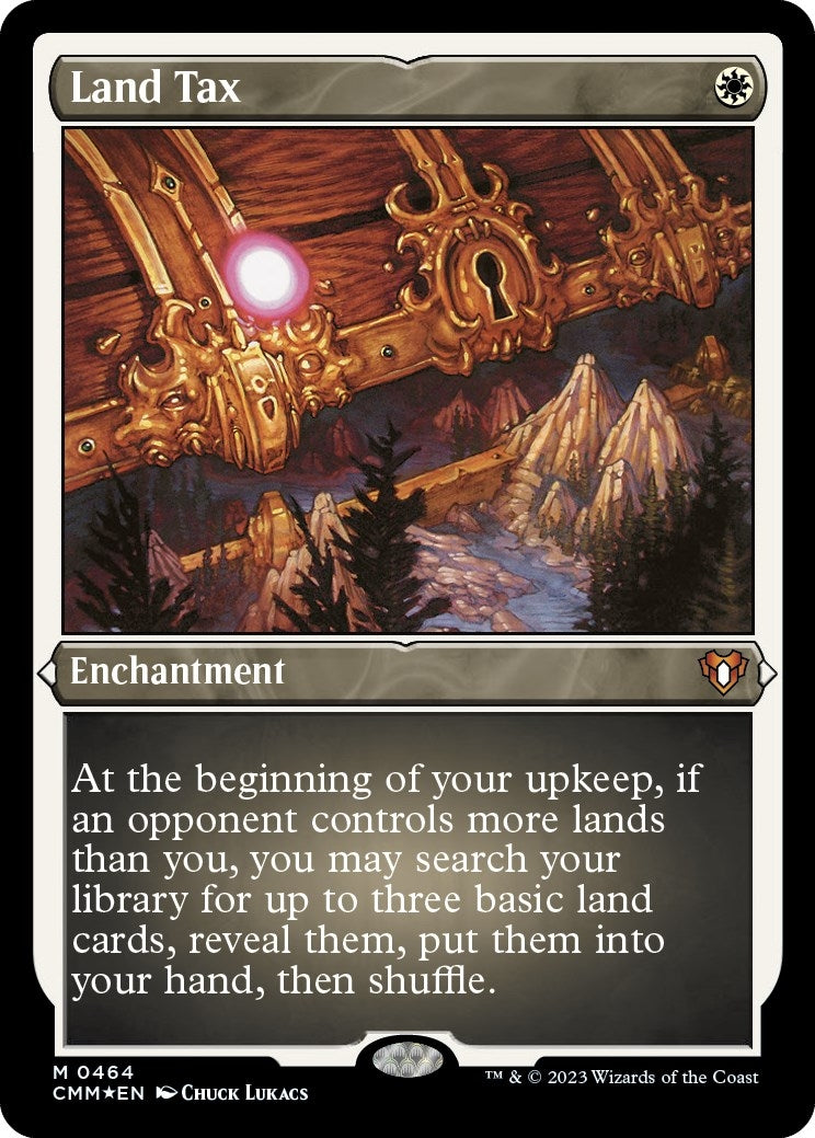 Image for Land Tax (Foil Etched) (464) [Commander Masters] - Magic: The Gathering